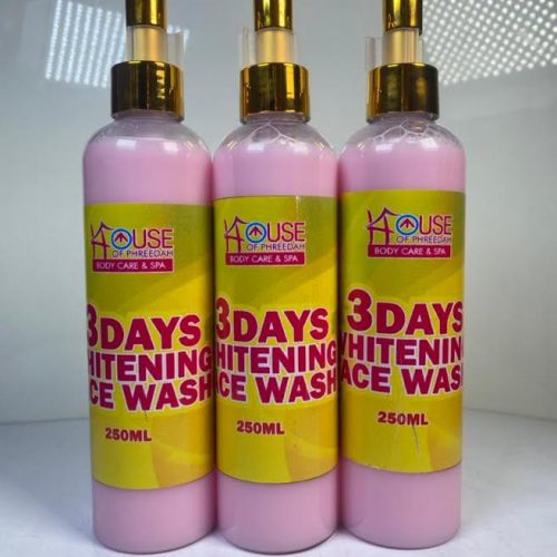 Face Wash: 3 Days Whitening Face Wash