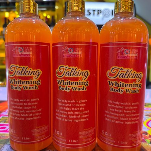 TALKING WHITENING BODY WASH